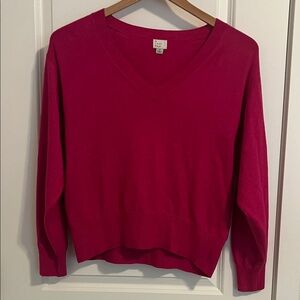 a new day Women's V-Neck Sweater - Fuchsia